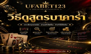 วิธีดูสูตรบาคาร่า ก่อนเชื่อสูตรโกงบาคาร่า โปรแกรมโกงบาคาร่า หรือเว็บสูตรบาคาร่า เรียนรู้จุดเสี่ยงก่อนแทงบาคาร่าออนไลน์ผ่าน ufabet123ทางเข้า และยูฟ่าเบท123