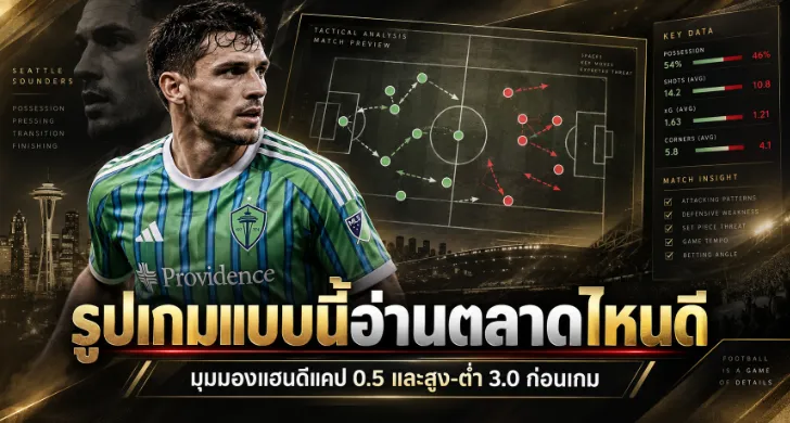วิเคราะห์บอล MLS ซีแอตเทิล ซาวน์เดอร์ส vs เรียล ซอลต์ เลค