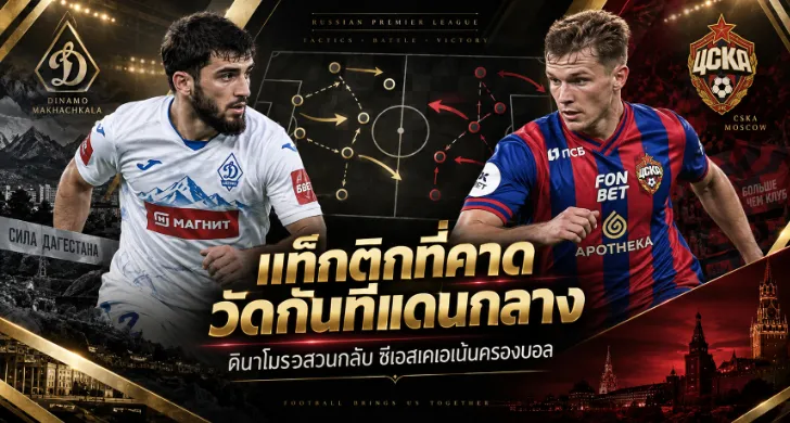 วิเคราะห์บอล ดินาโม มาคัชคาล่า vs ซีเอสเคเอ มอสโก