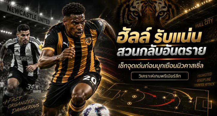 วิเคราะห์บอล นิวคาสเซิ่ล vs ฮัลล์