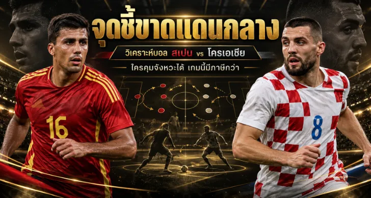 วิเคราะห์บอล สเปน vs โครเอเชีย