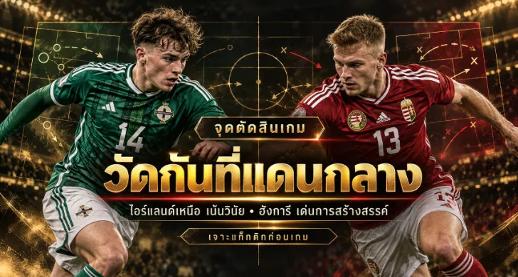 วิเคราะห์บอล ไอร์แลนด์เหนือ vs ฮังการี