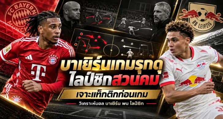 วิเคราะห์บอล บาเยิร์น พบ ไลป์ซิก