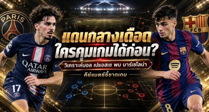 วิเคราะห์บอล เปแอสเช พบ บาร์เซโลน่า
