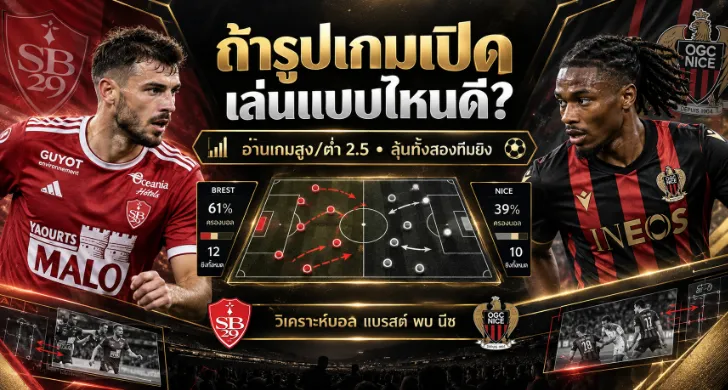 วิเคราะห์บอล แบรสต์ พบ นีซ