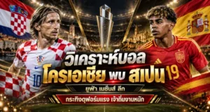 วิเคราะห์บอล โครเอเชีย พบ สเปน