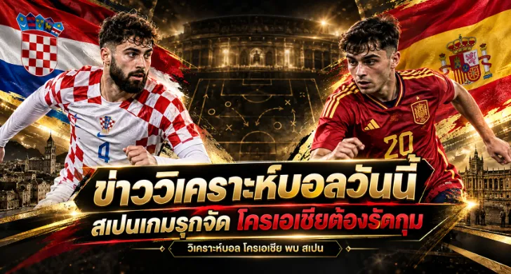 วิเคราะห์บอล โครเอเชีย พบ สเปน