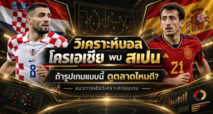 วิเคราะห์บอล โครเอเชีย พบ สเปน