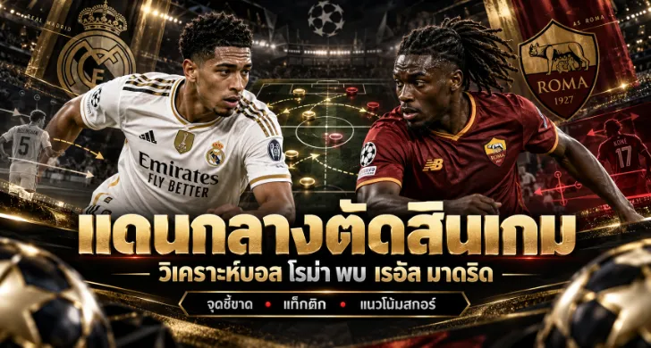วิเคราะห์บอล โรม่า พบ เรอัล มาดริด