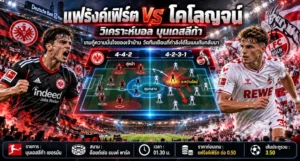 แฟร้งค์เฟิร์ต พบ โคโลญจน์ วิเคราะห์บอล บุนเดสลีก้า